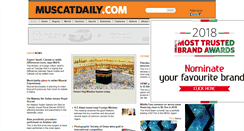 Desktop Screenshot of muscatdaily.com